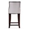 Manhattan Comfort Fifth Ave Counter Stool in Pearl White and Walnut, PK2 2-CS012-PW - alternate 4